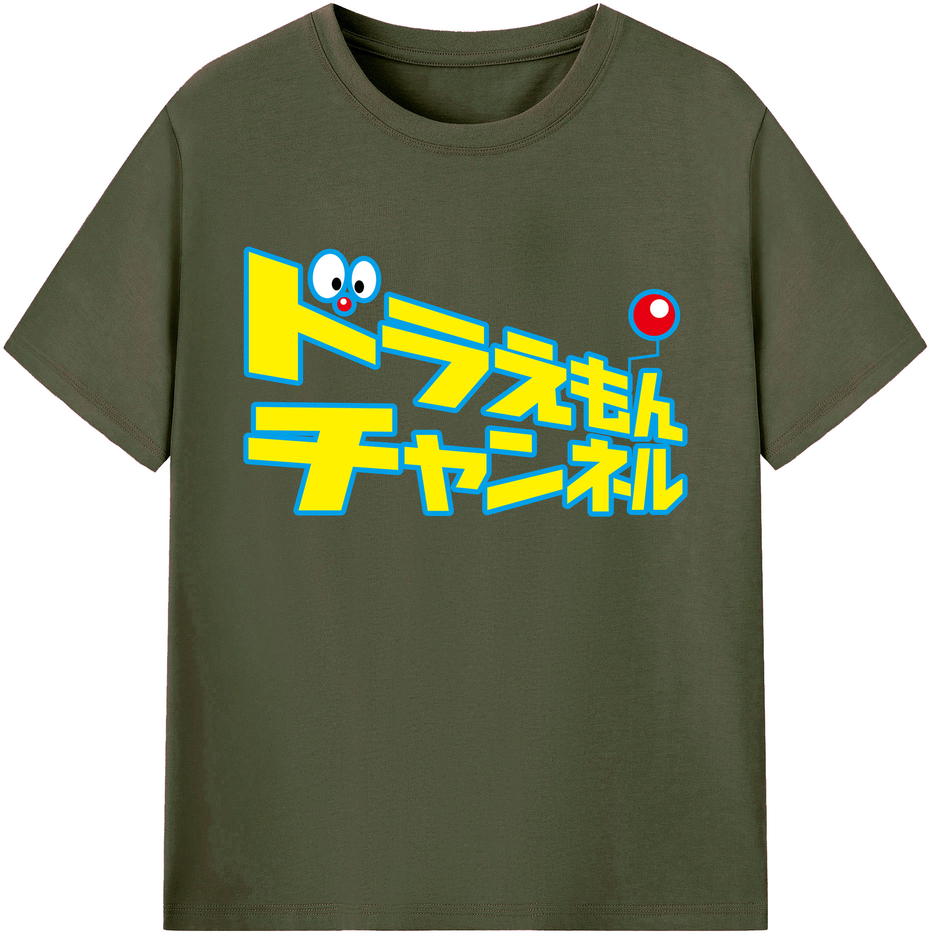 （画像用） ドラえもん Doraemon 綿100％ メンズ半袖Tシャツ｜肌触りやわらか＆通気性